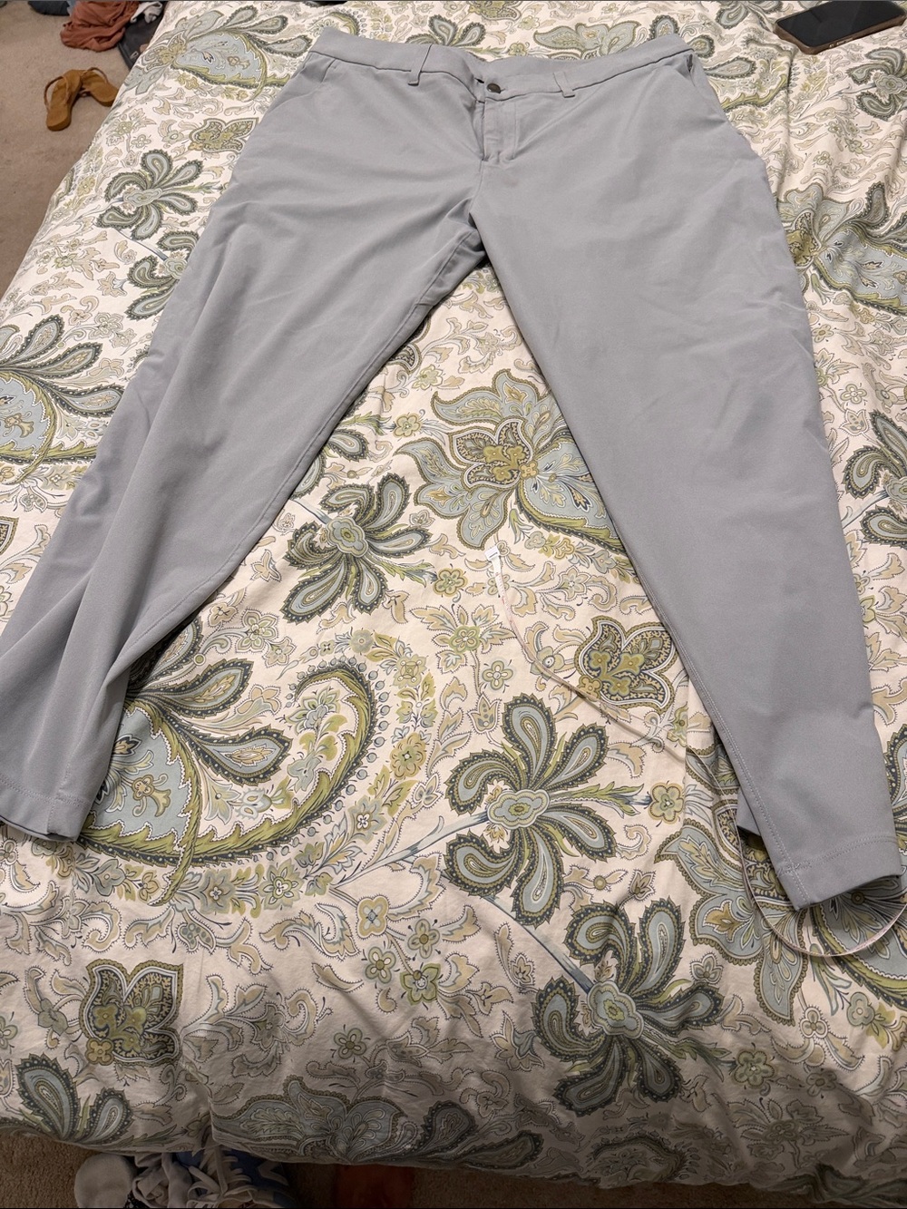 lululemon athletica Light Gray Slim Chinos
